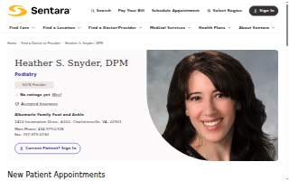 Heather S Snyder, DPM website
