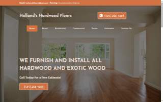 Holland's Hardwood Floors website