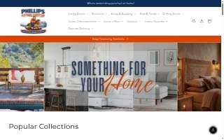 Phillips Discount Furniture website