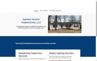 Santen Home Inspections website