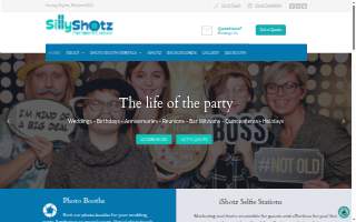 Silly Shotz Photo Booth Company of Charlottesville website