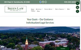 Skeen Law Offices website