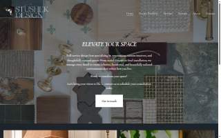 Stushek Design website