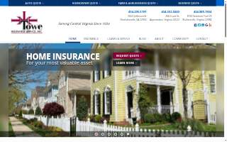 Towe Insurance Service Inc. website