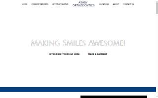 Ashby Orthodontics website