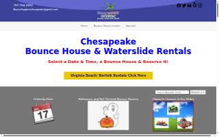 Bounce Hoppers Chesapeake website