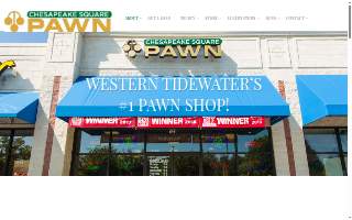 Chesapeake Square Pawn website