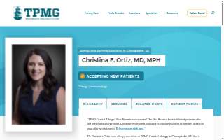 Christina F Ortiz, MD, MPH website