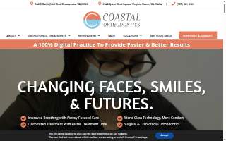 Coastal Orthodontics - Chesapeake website