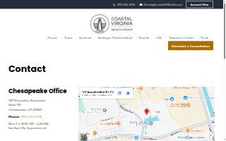 Coastal VA Wealth Group website