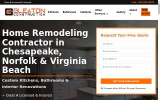 Gleaton Construction LLC website