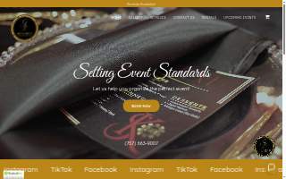 Gold Rope Events of Chesapeake website