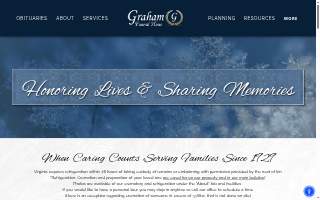 Graham Funeral Home & Crematory website