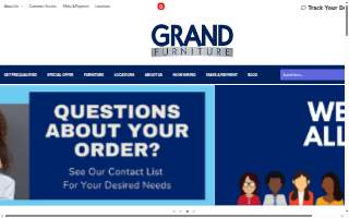Grand Furniture of Chesapeake website