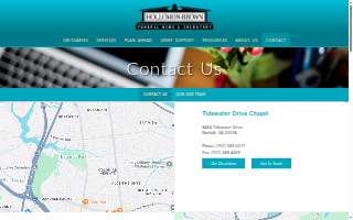 Hollomon-Brown Funeral Home & Crematory - Great Bridge Chapel website