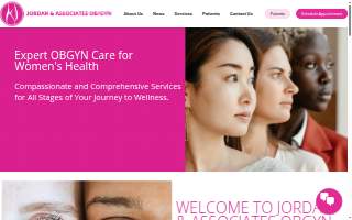 JORDAN & ASSOCIATES OB/GYN website