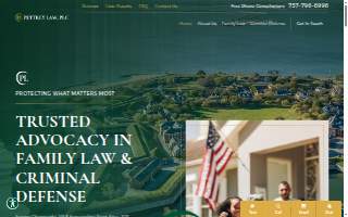 Pettrey Law, PLC website
