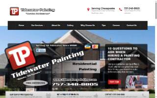 Tidewater Painting of Chesapeake website