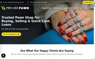 VA Premier PAWN & Gold Exchange website