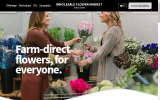 Wholesale Flower Market Inc of Chesapeake website