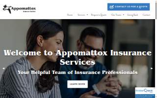 Appomattox Insurance Services website