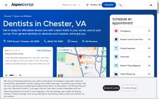 Aspen Dental - Chester website