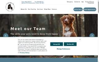 Centralia Animal Hospital website