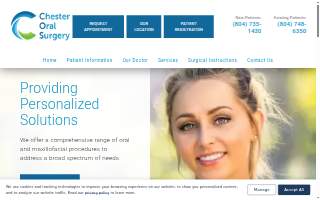 Chester Oral Surgery website