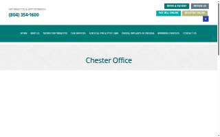 Commonwealth Oral & Facial Surgery Chester website