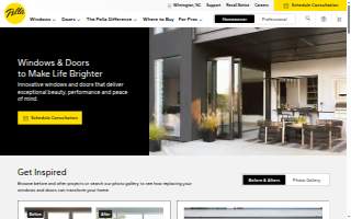 Pella Windows & Doors - Warehouse Only website