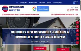 Petersburg Alarm Co Inc website
