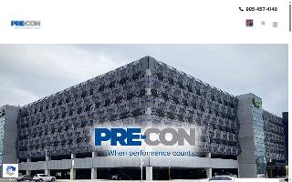 Precon Inc website