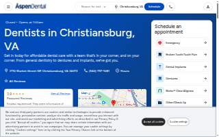 Aspen Dental - Christiansburg website