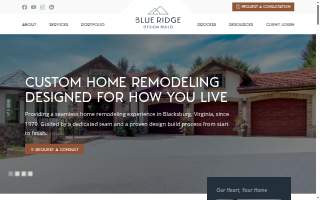 Blue Ridge Design Build website