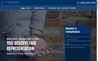Clemons Law, P.C. website
