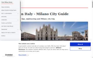 Milano's Italian Restaurant website
