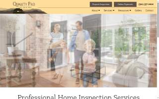 Quality Pro Home Inspections of Christiansburg website