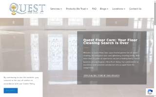 Quest Floor Care of Christiansburg website