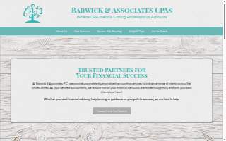 Barwick & Associates, CPAs website