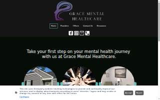 Grace Mental Healthcare website