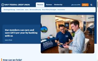Navy Federal Credit Union of Colonial Heights website