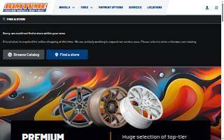RimTyme Custom Wheels and Tires website