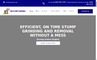 RW Stump Grinding website