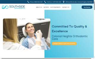 Southside Orthodontics website