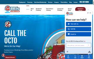 DB's Plumbing and Drain® of Dale City website