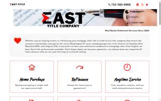 East Title, LLC website