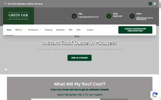 Green Oak Exteriors of Dale City website