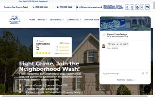 Pro Exterior Wash Plus of Dale City website