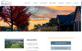 RGS Title, LLC website