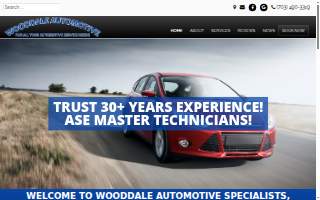 Wooddale Automotive Specialists, Inc. website